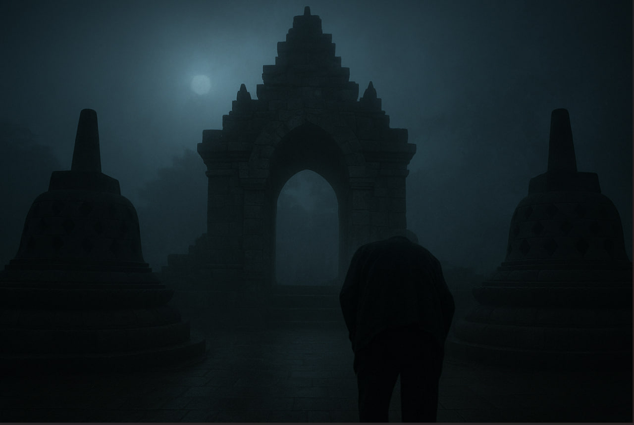 bayangan lelaki bungkuk