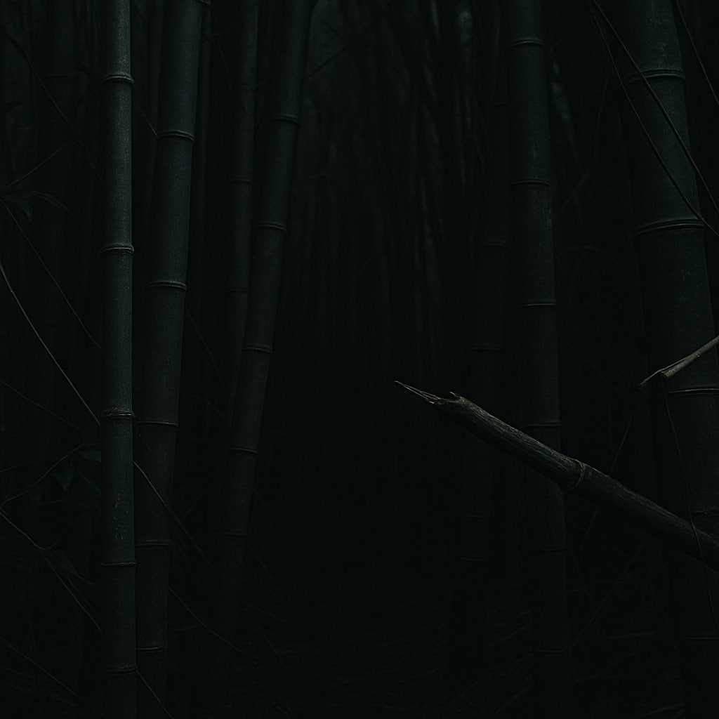 gemeretak batang bambu