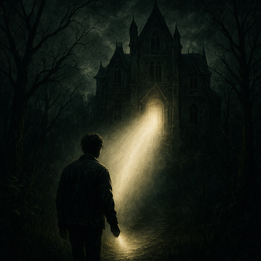 semburat sinar lampu kelam