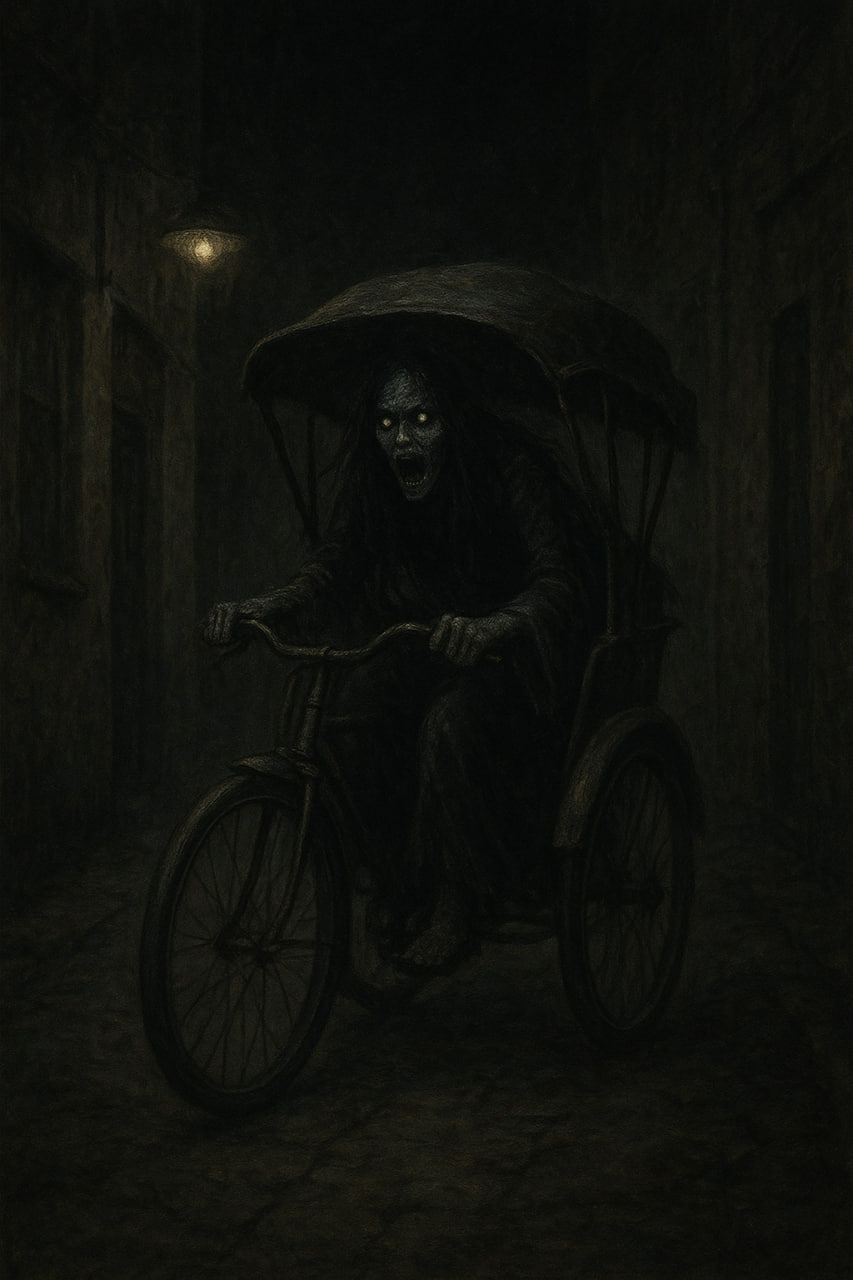 Hantu Mengerikan Mengendarai Becak di Gang Sempit Solo post thumbnail image