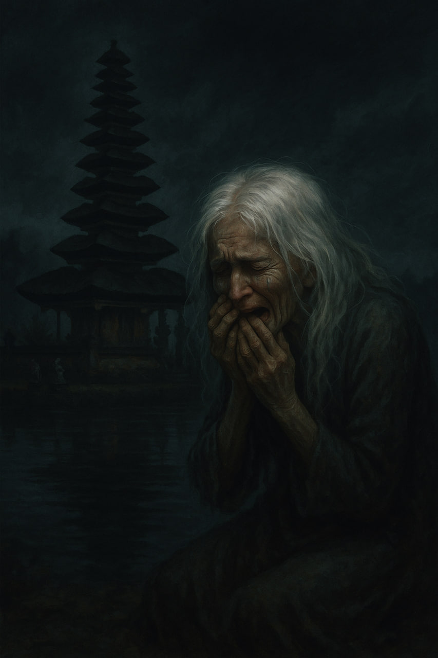 nenek tua berambut putih